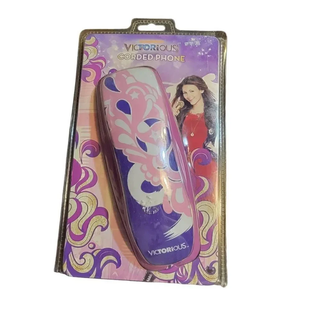 Vintage Victorious Corded Phone Nickelodeon Y2K NIB